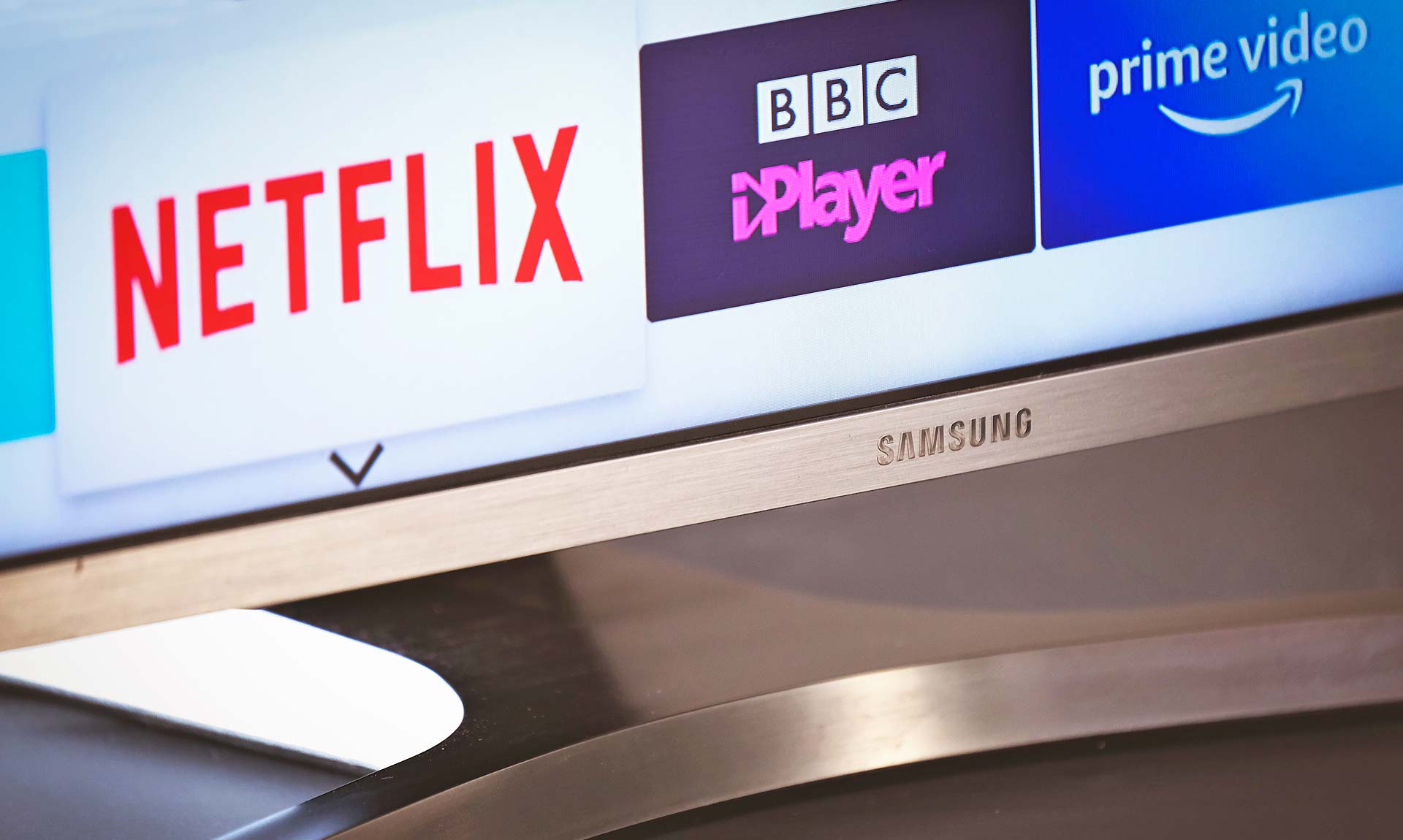 Screen With Streaming Apps